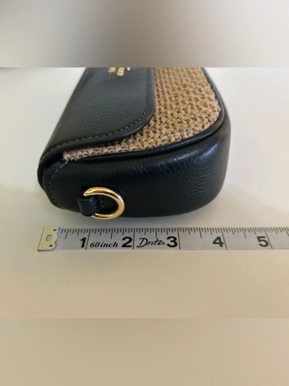 Coach Hailey FlapBag Crossbody Toast/Black Gold Hardware Can69 - Picture 10 of 11
